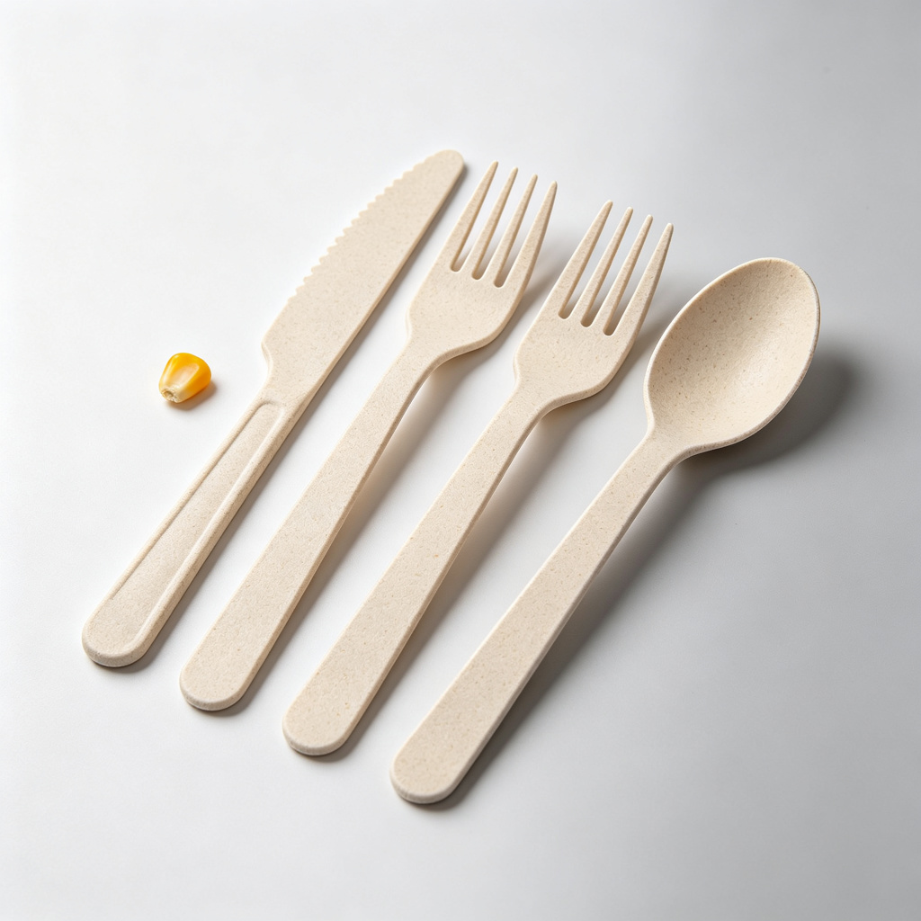 Corn Starch Biodegradable Cutlery Set