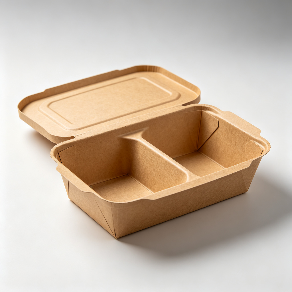 Kraft Paper Disposable Food Box