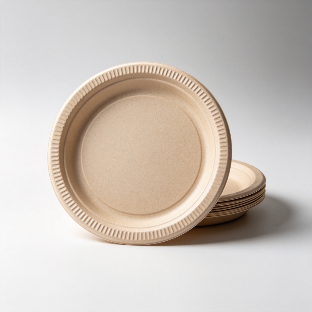 Sugarcane Bagasse Disposable Plate